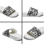 Aotearoa Maori Kowhaiwhai Slide Sandals Kiwikiwi Puhoro and Patiki