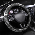 Aotearoa Maori Kowhaiwhai Steering Wheel Cover Kiwikiwi Puhoro and Patiki