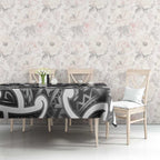 Aotearoa Maori Kowhaiwhai Tablecloth Kiwikiwi Puhoro and Patiki