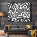 Aotearoa Maori Kowhaiwhai Tapestry Kiwikiwi Puhoro and Patiki