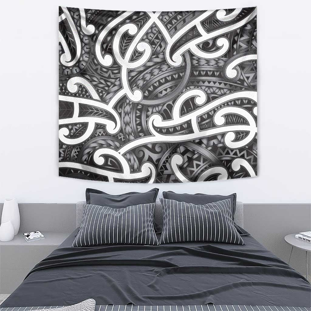 Aotearoa Maori Kowhaiwhai Tapestry Kiwikiwi Puhoro and Patiki