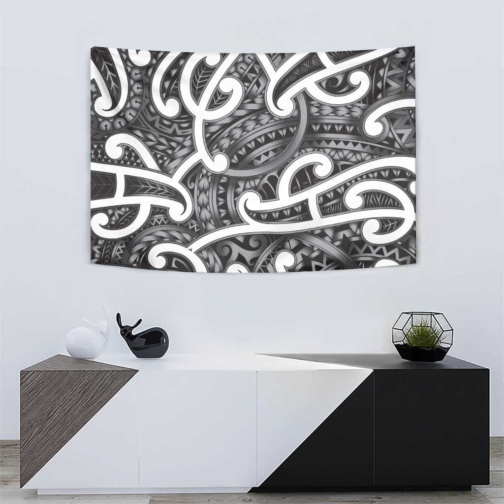 Aotearoa Maori Kowhaiwhai Tapestry Kiwikiwi Puhoro and Patiki
