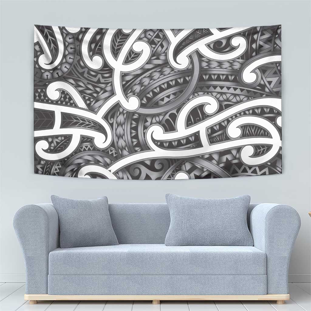 Aotearoa Maori Kowhaiwhai Tapestry Kiwikiwi Puhoro and Patiki