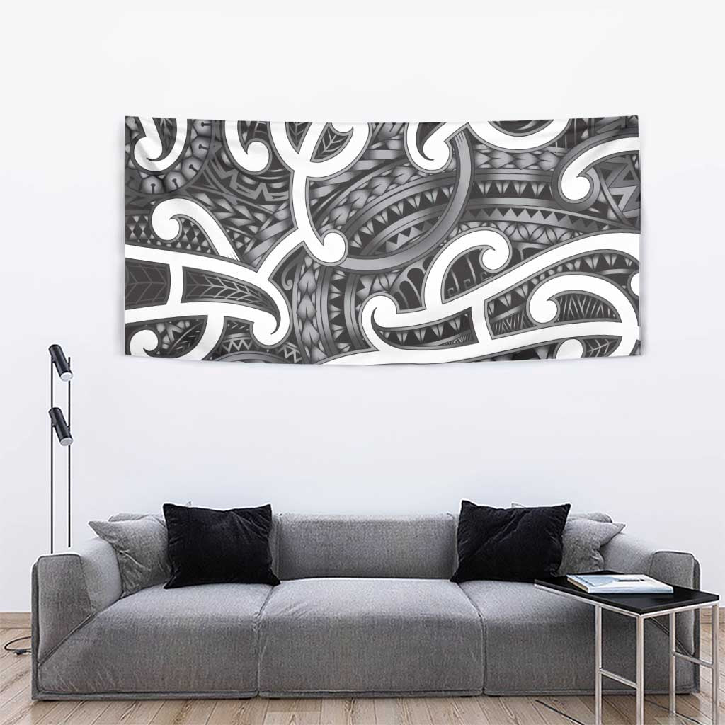 Aotearoa Maori Kowhaiwhai Tapestry Kiwikiwi Puhoro and Patiki