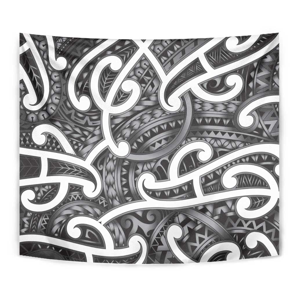 Aotearoa Maori Kowhaiwhai Tapestry Kiwikiwi Puhoro and Patiki