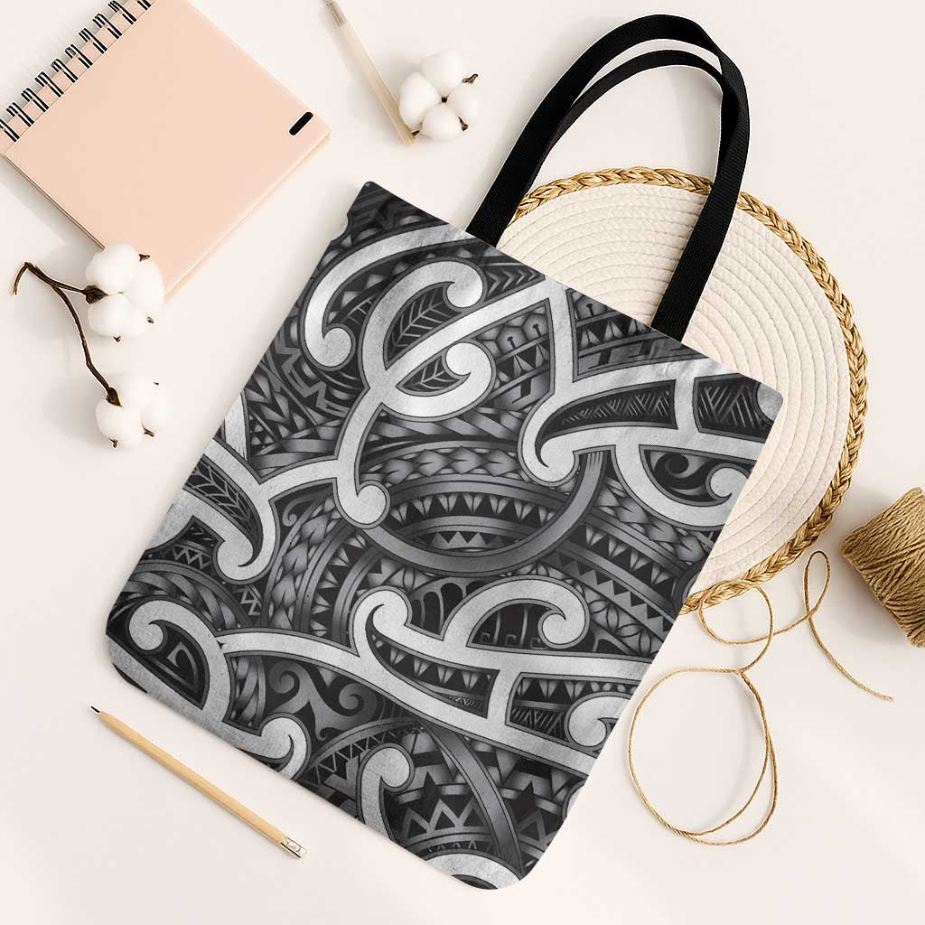 Aotearoa Maori Kowhaiwhai Tote Bag Kiwikiwi Puhoro and Patiki