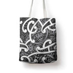 Aotearoa Maori Kowhaiwhai Tote Bag Kiwikiwi Puhoro and Patiki