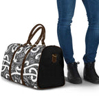 Aotearoa Maori Kowhaiwhai Travel Bag Kiwikiwi Puhoro and Patiki
