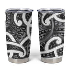 Aotearoa Maori Kowhaiwhai Tumbler Cup Kiwikiwi Puhoro and Patiki