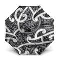 Aotearoa Maori Kowhaiwhai Umbrella Kiwikiwi Puhoro and Patiki
