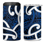 Aotearoa Maori Kowhaiwhai 4 in 1 Can Cooler Tumbler Kikorangi Puhoro and Patiki