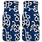 Aotearoa Maori Kowhaiwhai Car Mats Kikorangi Puhoro and Patiki