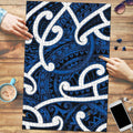 Aotearoa Maori Kowhaiwhai Puzzle Kikorangi Puhoro and Patiki