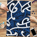 Aotearoa Maori Kowhaiwhai Puzzle Kikorangi Puhoro and Patiki