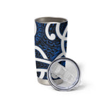 Aotearoa Maori Kowhaiwhai Tumbler Cup Kikorangi Puhoro and Patiki