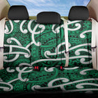 Aotearoa Maori Kowhaiwhai Back Car Seat Cover Kakariki Puhoro and Patiki