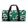 Aotearoa Maori Kowhaiwhai Duffle Bag Kakariki Puhoro and Patiki