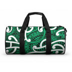 Aotearoa Maori Kowhaiwhai Duffle Bag Kakariki Puhoro and Patiki