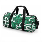 Aotearoa Maori Kowhaiwhai Duffle Bag Kakariki Puhoro and Patiki