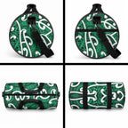 Aotearoa Maori Kowhaiwhai Duffle Bag Kakariki Puhoro and Patiki