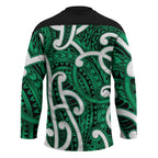Aotearoa Maori Kowhaiwhai Hockey Jersey Kakariki Puhoro and Patiki