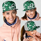 Aotearoa Maori Kowhaiwhai Mesh Trucker Cap Kakariki Puhoro and Patiki
