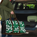Aotearoa Maori Kowhaiwhai Travel Bag Kakariki Puhoro and Patiki