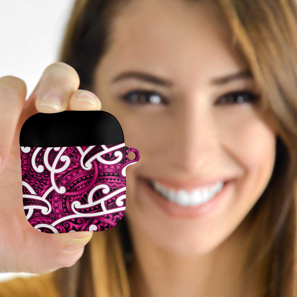 Aotearoa Maori Kowhaiwhai AirPods Case Mawhero Puhoro and Patiki