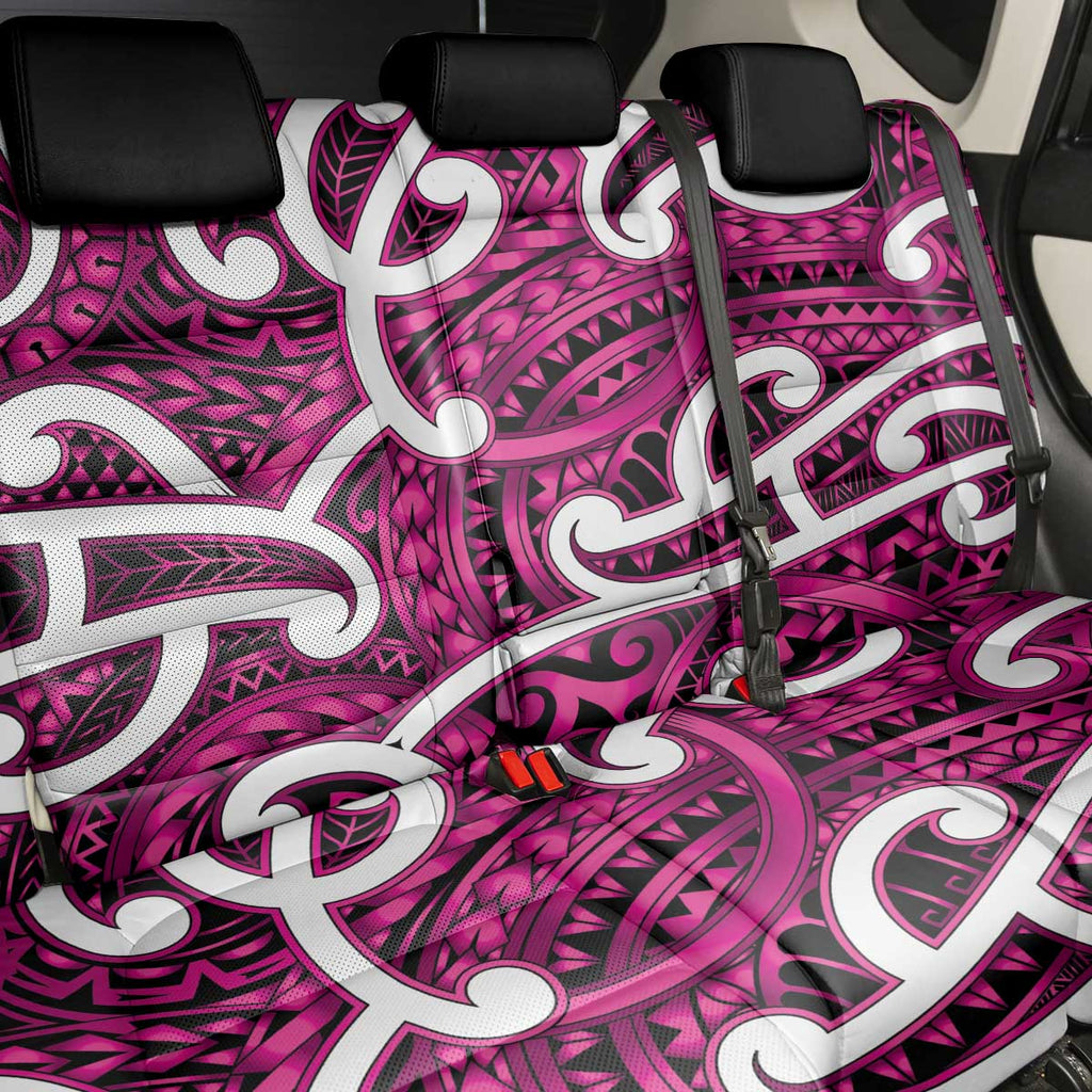 Aotearoa Maori Kowhaiwhai Back Car Seat Cover Mawhero Puhoro and Patiki