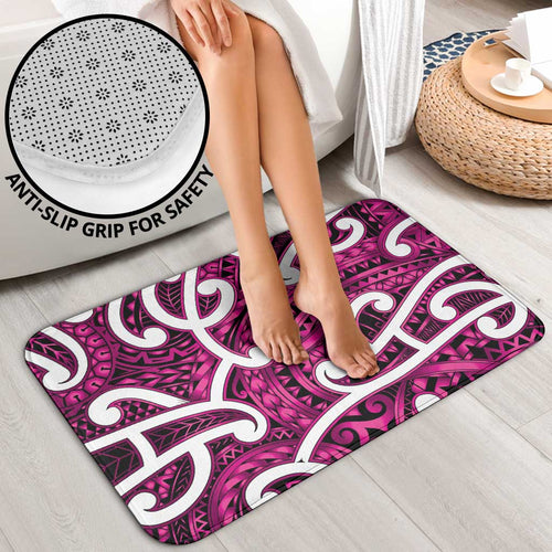 Aotearoa Maori Kowhaiwhai Bathroom Set Mawhero Puhoro and Patiki