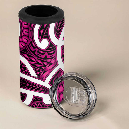 Aotearoa Maori Kowhaiwhai 4 in 1 Can Cooler Tumbler Mawhero Puhoro and Patiki