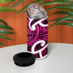 Aotearoa Maori Kowhaiwhai 4 in 1 Can Cooler Tumbler Mawhero Puhoro and Patiki