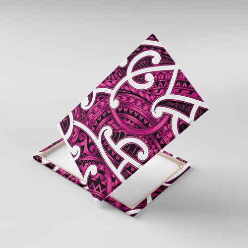 Aotearoa Maori Kowhaiwhai Canvas Wall Art Mawhero Puhoro and Patiki