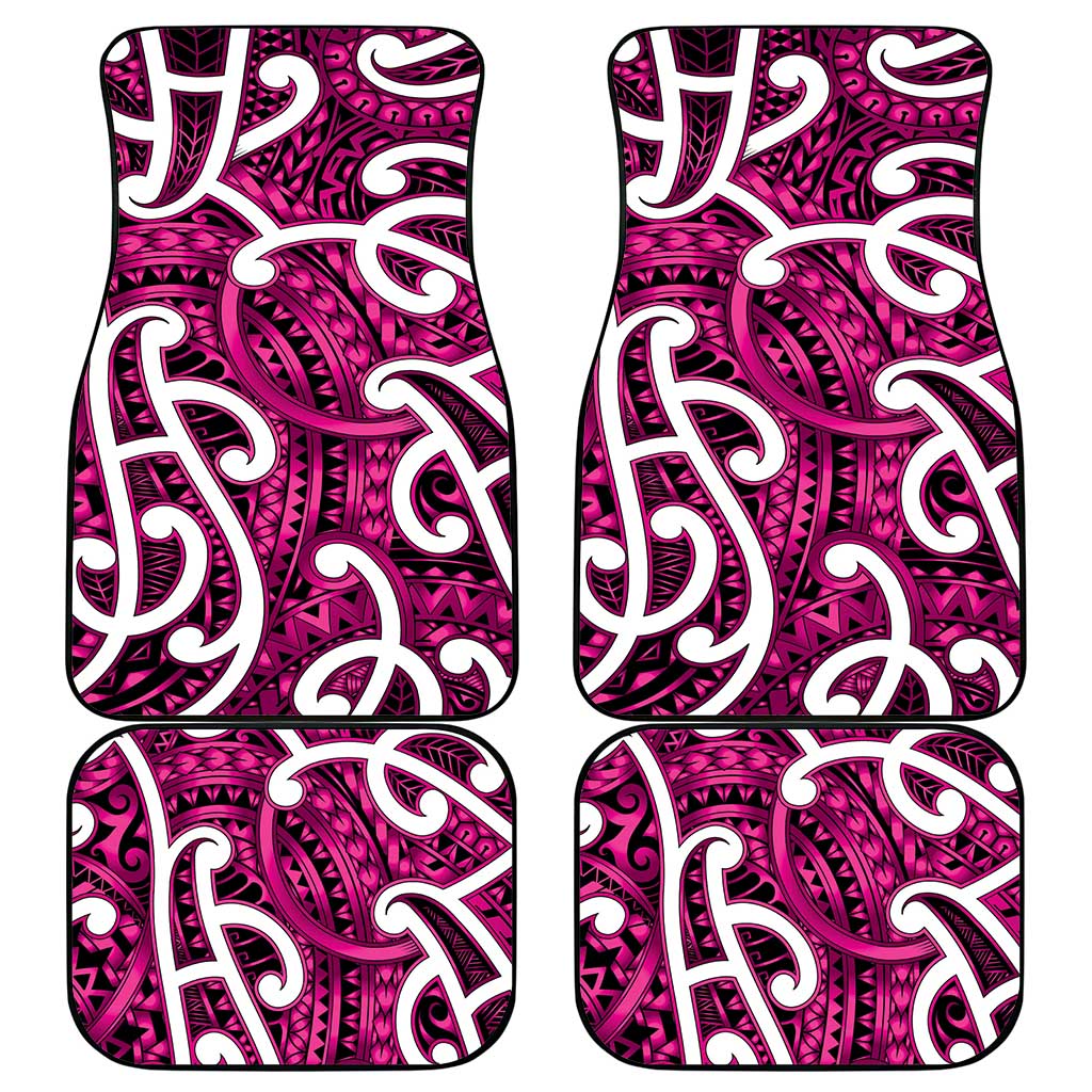 Aotearoa Maori Kowhaiwhai Car Mats Mawhero Puhoro and Patiki