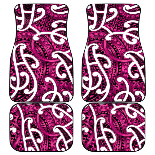 Aotearoa Maori Kowhaiwhai Car Mats Mawhero Puhoro and Patiki