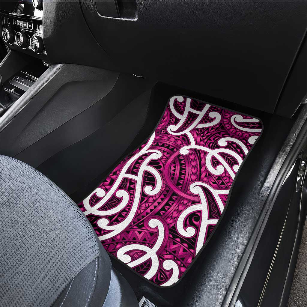 Aotearoa Maori Kowhaiwhai Car Mats Mawhero Puhoro and Patiki