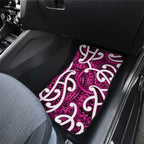 Aotearoa Maori Kowhaiwhai Car Mats Mawhero Puhoro and Patiki
