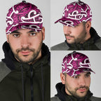 Aotearoa Maori Kowhaiwhai Classic Cap Mawhero Puhoro and Patiki