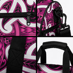 Aotearoa Maori Kowhaiwhai Duffle Bag Mawhero Puhoro and Patiki