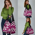 Aotearoa Maori Kowhaiwhai Grocery Bag Mawhero Puhoro and Patiki