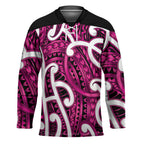 Aotearoa Maori Kowhaiwhai Hockey Jersey Mawhero Puhoro and Patiki