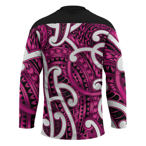 Aotearoa Maori Kowhaiwhai Hockey Jersey Mawhero Puhoro and Patiki