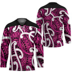 Aotearoa Maori Kowhaiwhai Hockey Jersey Mawhero Puhoro and Patiki