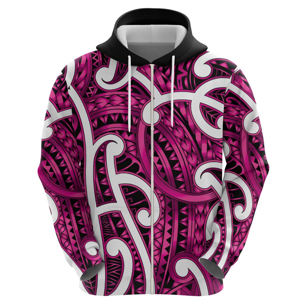 Aotearoa Maori Kowhaiwhai Hoodie Mawhero Puhoro and Patiki