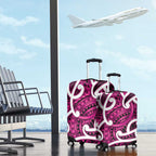 Aotearoa Maori Kowhaiwhai Luggage Cover Mawhero Puhoro and Patiki