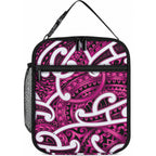 Aotearoa Maori Kowhaiwhai Lunch Bag Mawhero Puhoro and Patiki