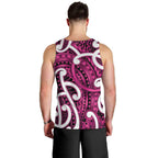 Aotearoa Maori Kowhaiwhai Men Tank Top Mawhero Puhoro and Patiki