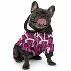 Aotearoa Maori Kowhaiwhai Pet Hoodie Mawhero Puhoro and Patiki