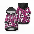Aotearoa Maori Kowhaiwhai Pet Hoodie Mawhero Puhoro and Patiki