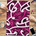 Aotearoa Maori Kowhaiwhai Puzzle Mawhero Puhoro and Patiki